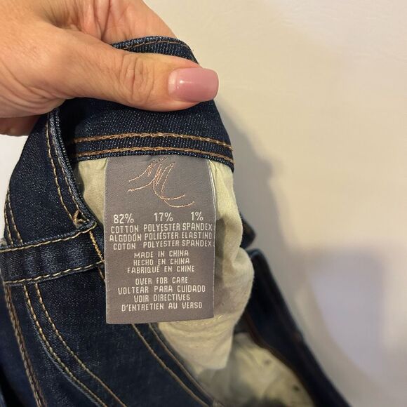 Melissa McCarthy Seven 7 Jeans Classic Straight Denim Blue Women Size 22W dark w - Picture 13 of 14